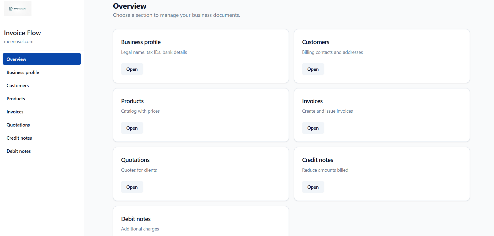 Invoice Flow screenshot 2