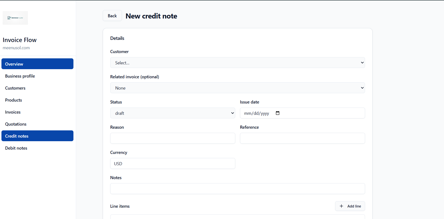Invoice Flow screenshot 3